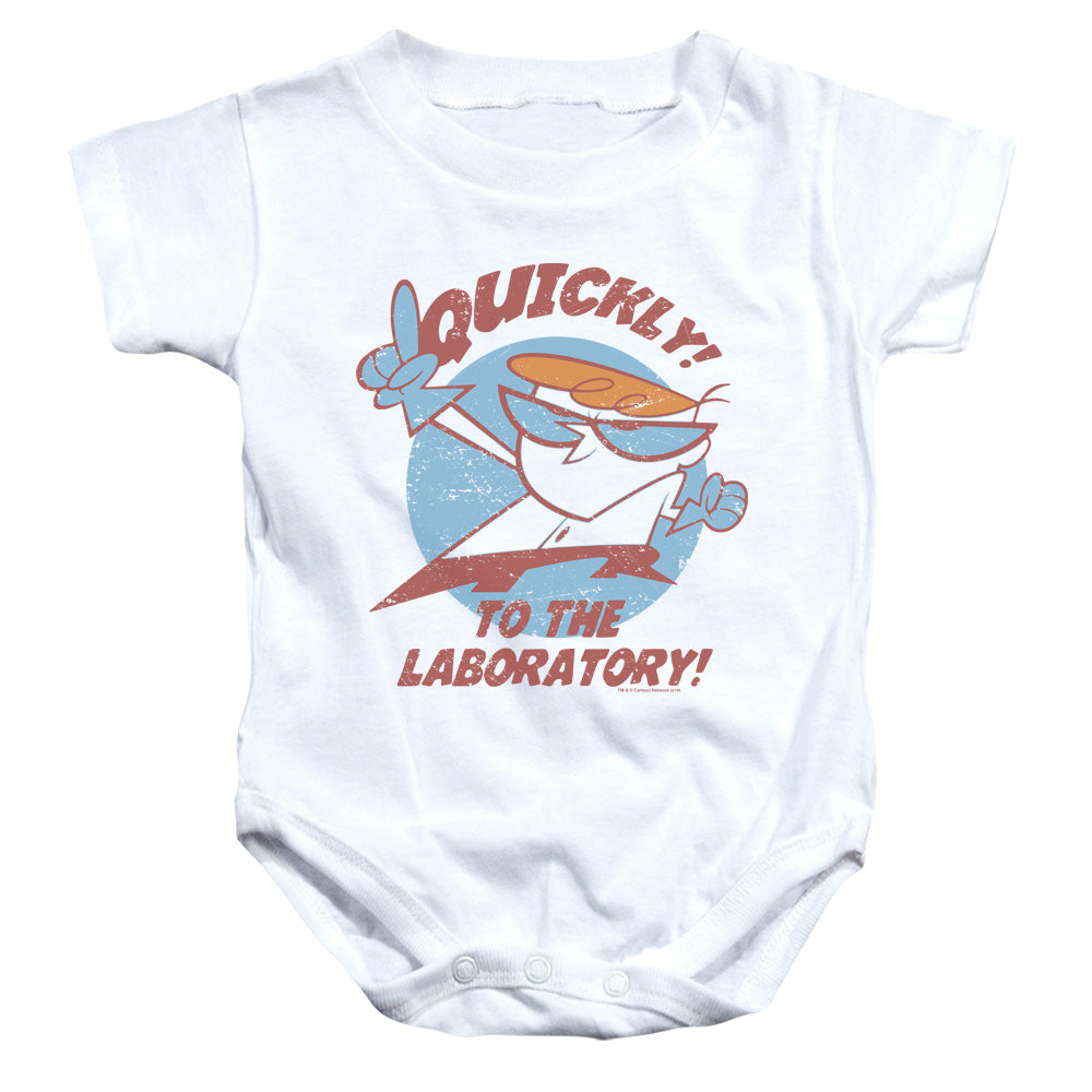 DEXTER'S LABORATORY : QUICKLY INFANT SNAPSUIT White LG (18 Mo)