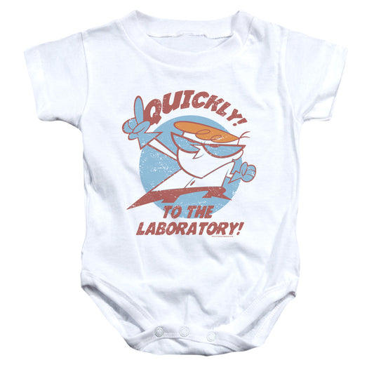 DEXTER'S LABORATORY : QUICKLY INFANT SNAPSUIT White LG (18 Mo)