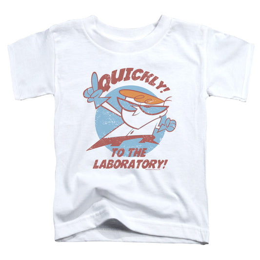 DEXTER'S LABORATORY : QUICKLY S\S TODDLER TEE White MD (3T)