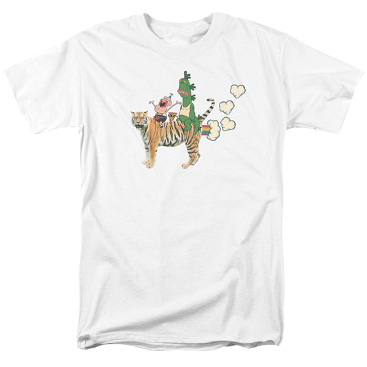 UNCLE GRANDPA : FART HEARTS S\S ADULT 18\1 White XL