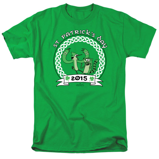 REGULAR SHOW : ST. PATS 2014 S\S ADULT 18\1 Kelly Green XL