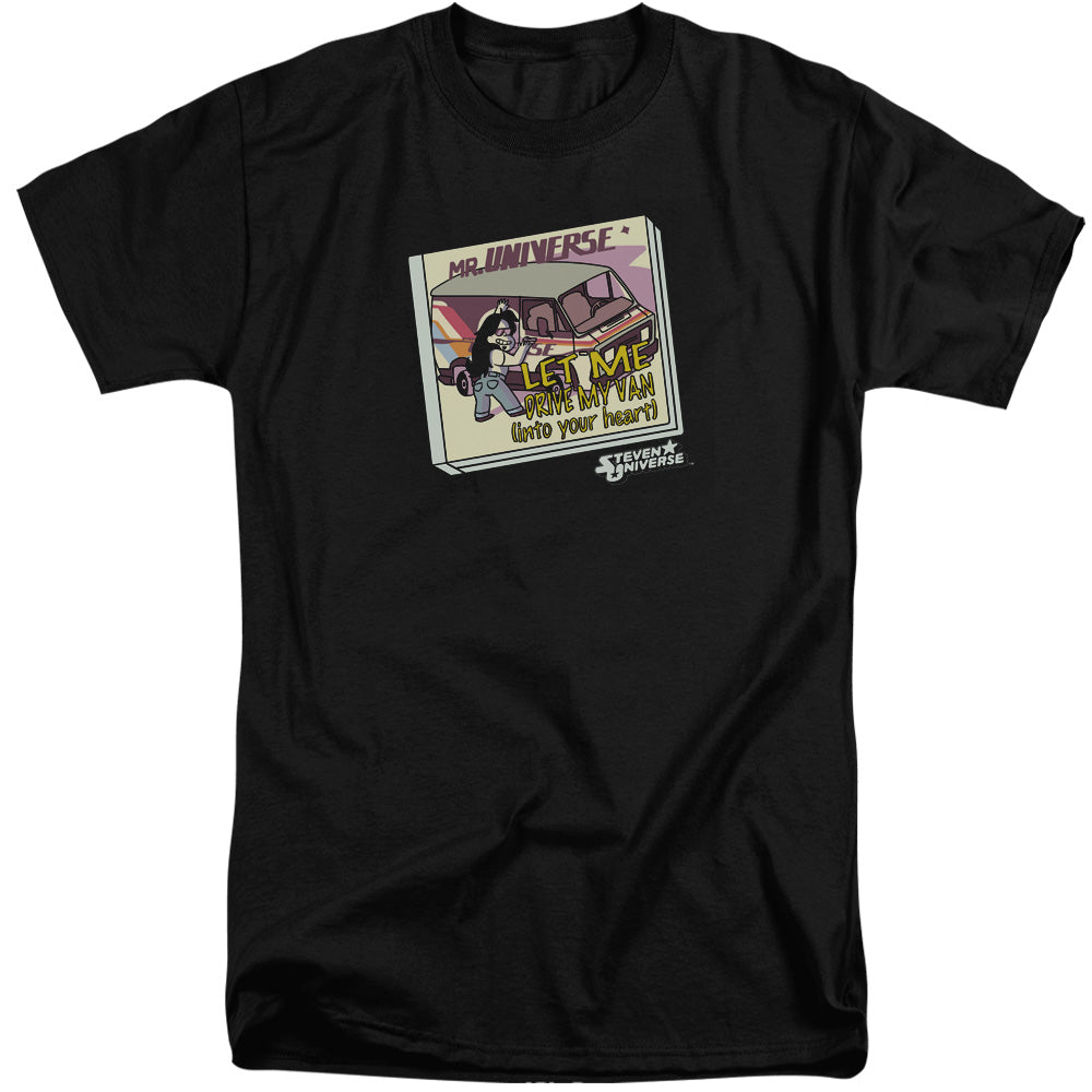 STEVEN UNIVERSE : MR. UNIVERSE ADULT TALL FIT SHORT SLEEVE Black 3X