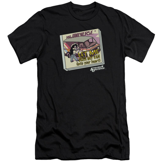 STEVEN UNIVERSE : MR. UNIVERSE PREMIUM ADULT RINGSPUN COTTON SHORT SLEEVE Black 2X