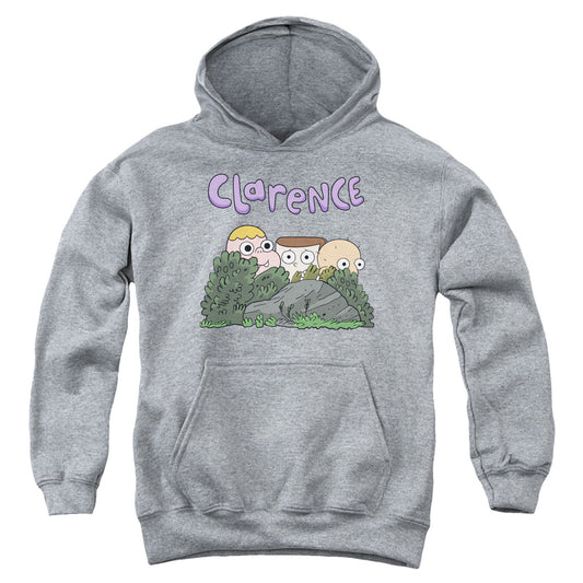 CLARENCE : GANG YOUTH PULL OVER HOODIE Athletic Heather XL