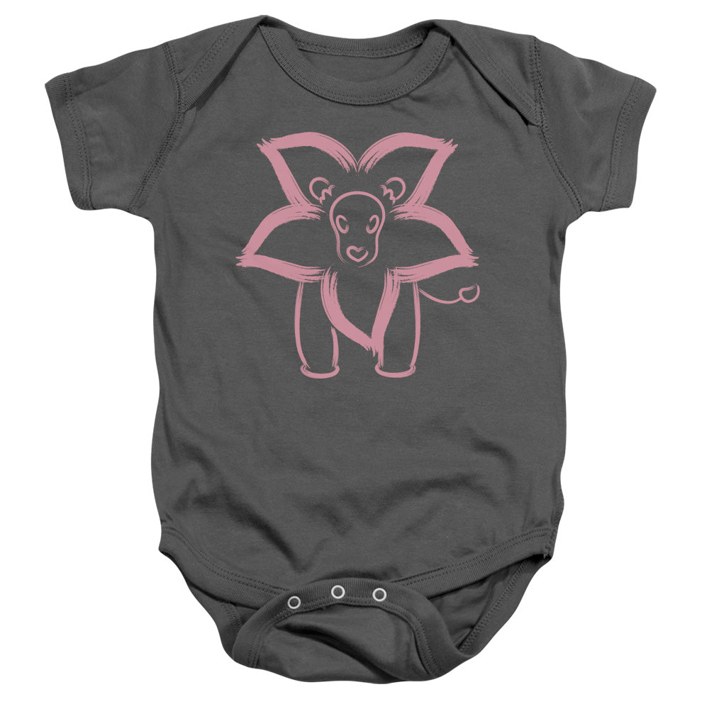 STEVEN UNIVERSE : LION INFANT SNAPSUIT Charcoal LG (18 Mo)