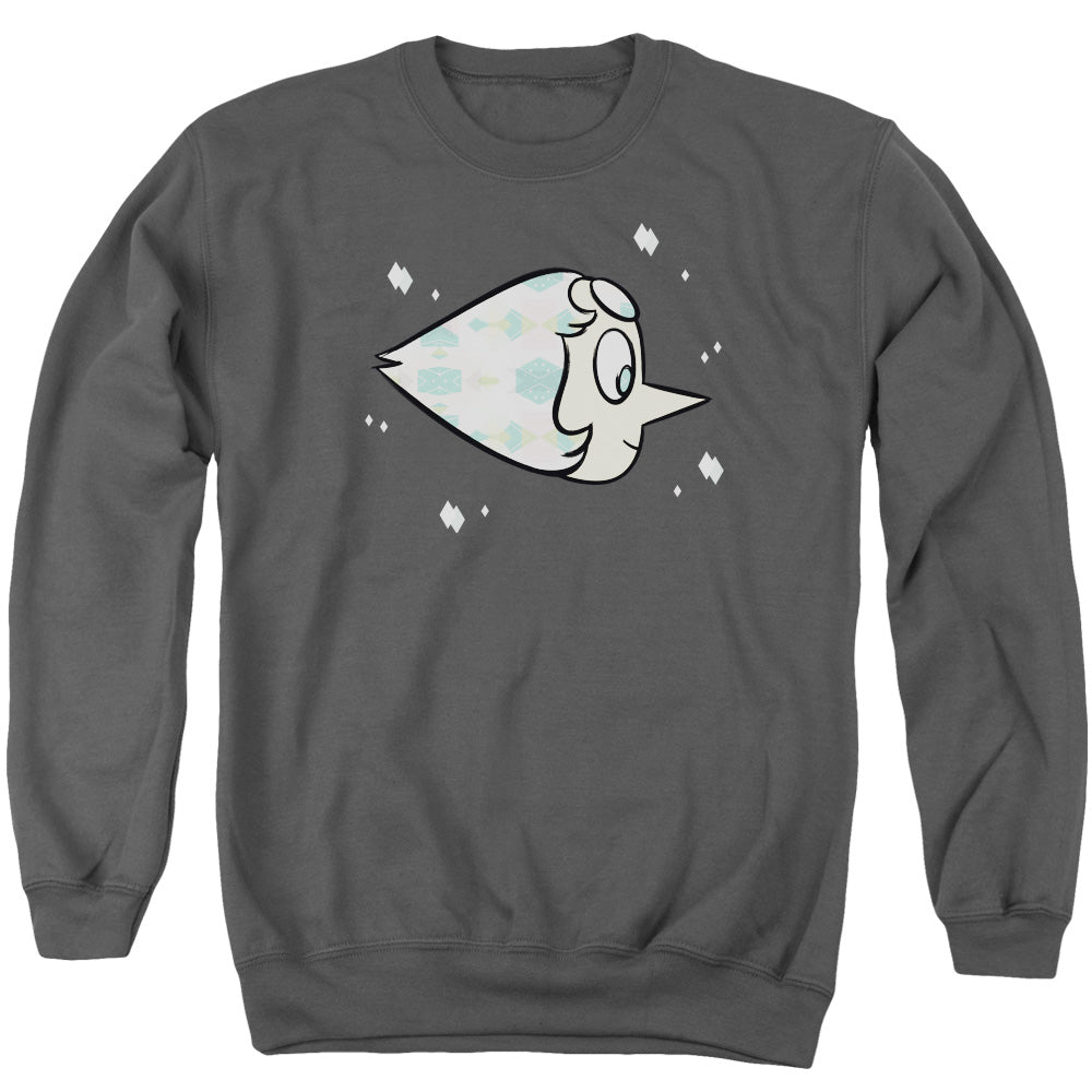 STEVEN UNIVERSE : PEARL ADULT CREW NECK SWEATSHIRT Charcoal 2X