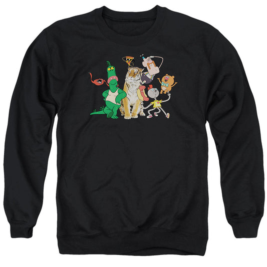 UNCLE GRANDPA : GROUP ADULT CREW SWEAT Black LG