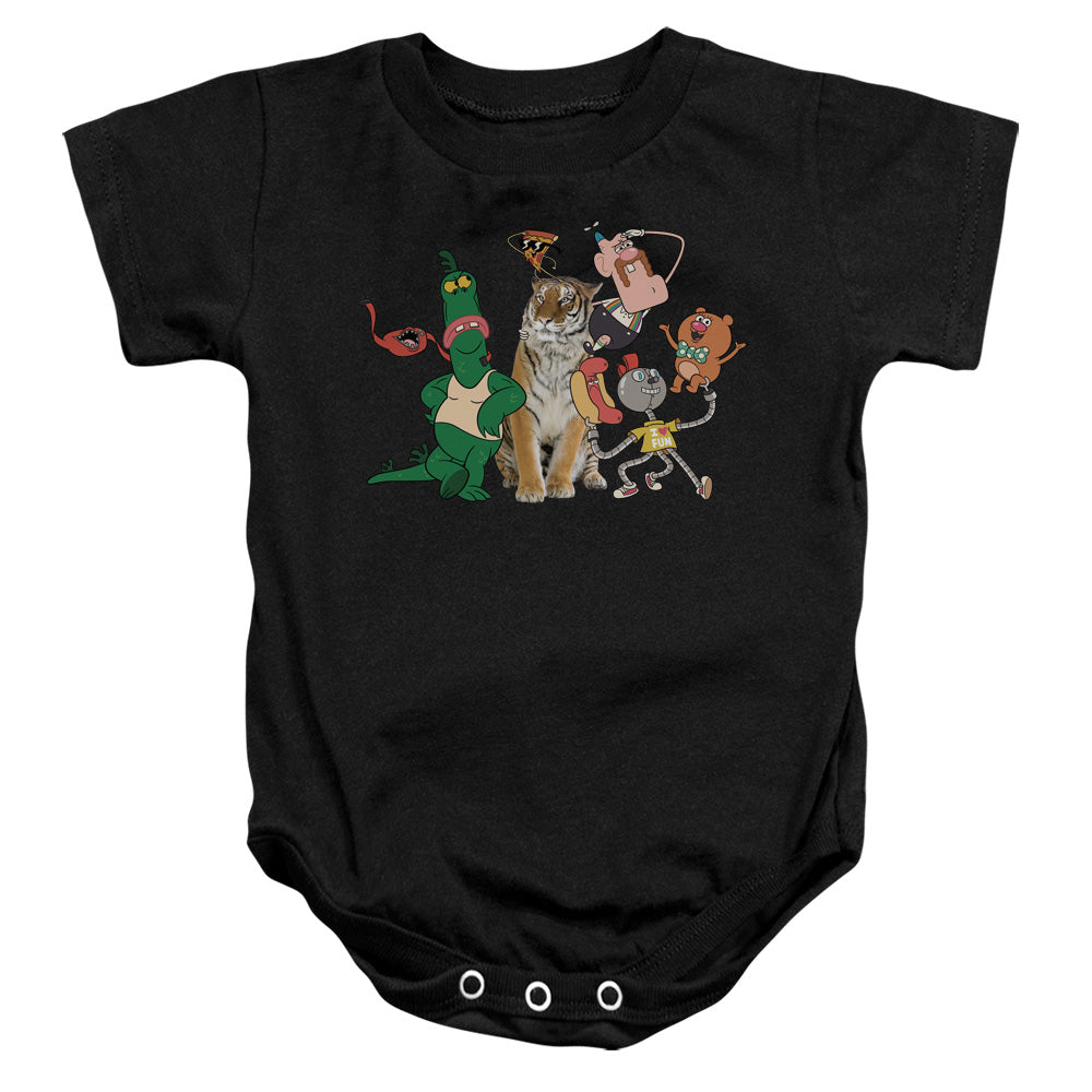 UNCLE GRANDPA : GROUP INFANT SNAPSUIT Black LG (18 Mo)