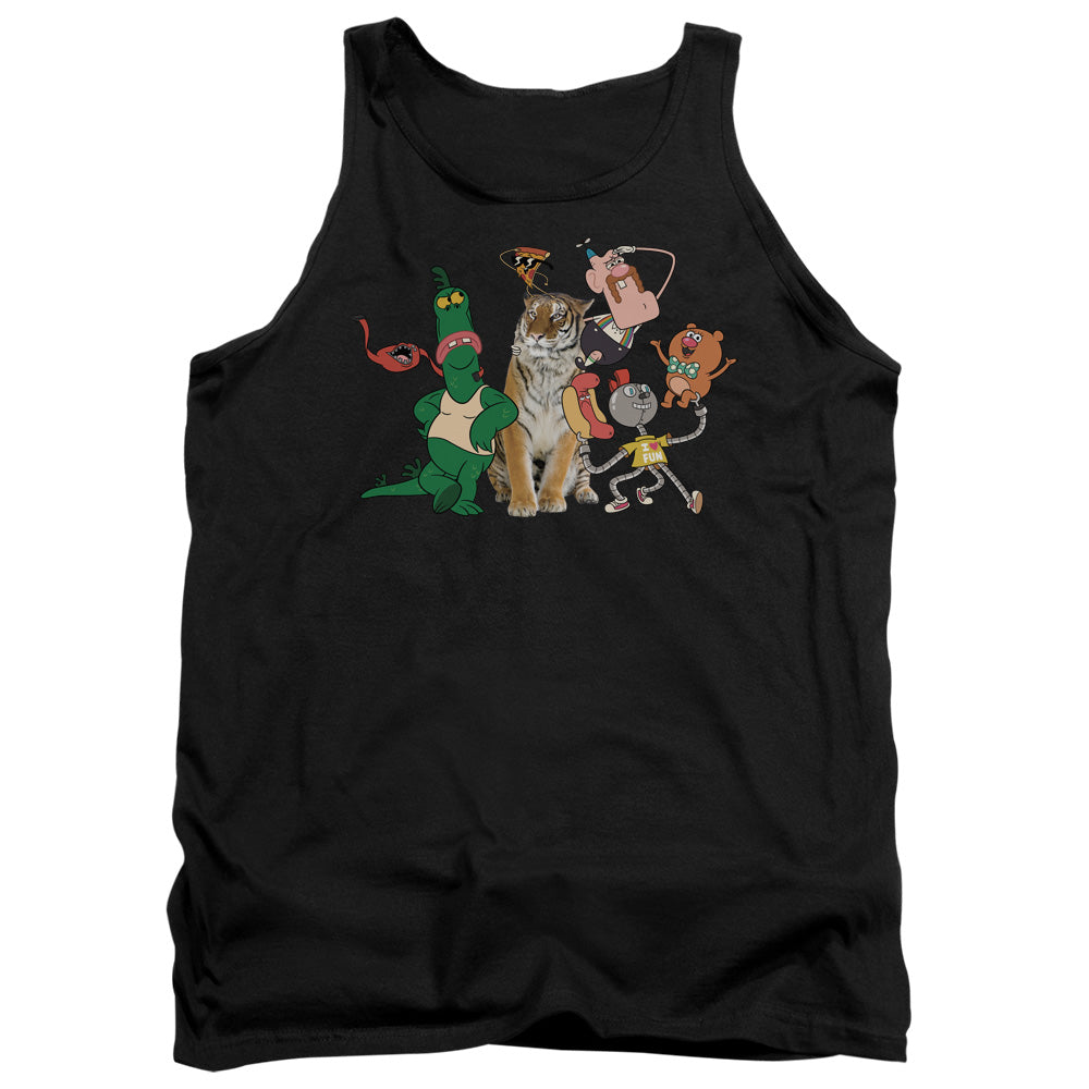 UNCLE GRANDPA : GROUP ADULT TANK Black 2X