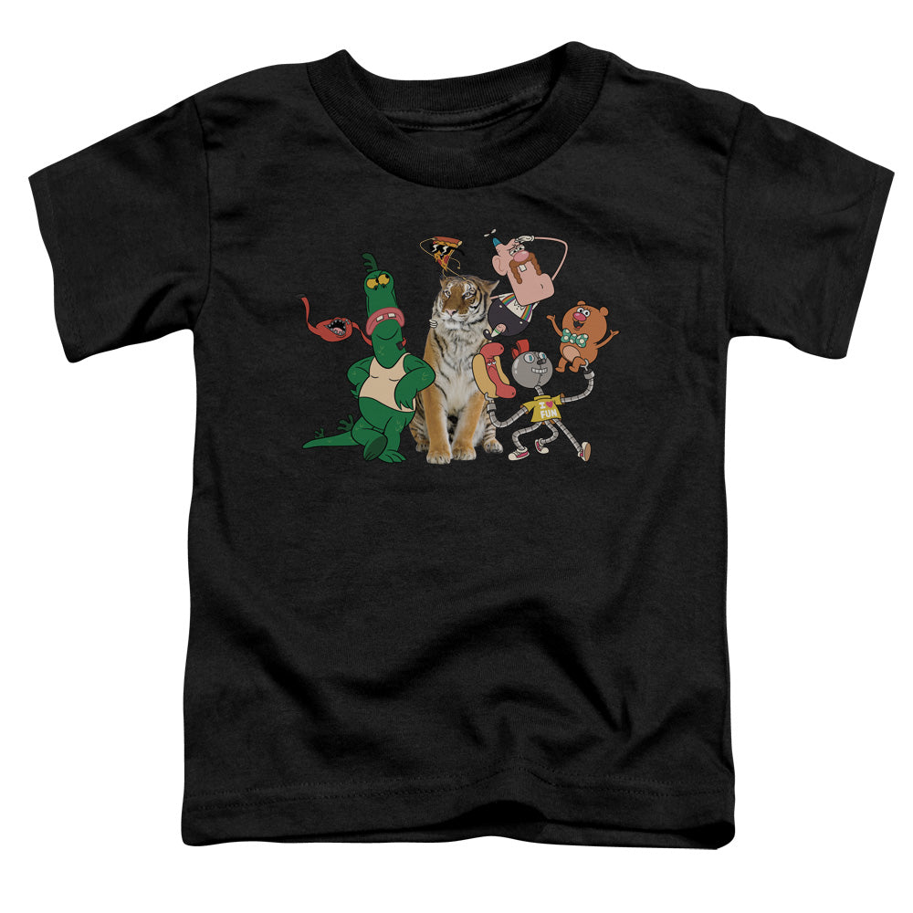 UNCLE GRANDPA : GROUP S\S TODDLER TEE Black LG (4T)