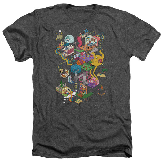 UNCLE GRANDPA : INSIDE THE RV ADULT HEATHER Charcoal XL