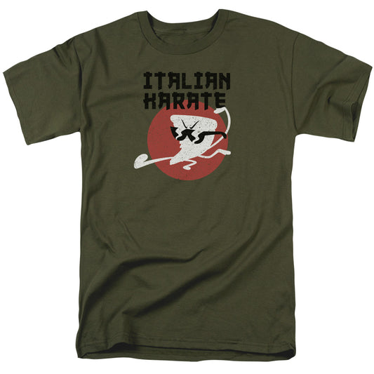 UNCLE GRANDPA : ITALIAN KARATE S\S ADULT 18\1 Military Green 2X