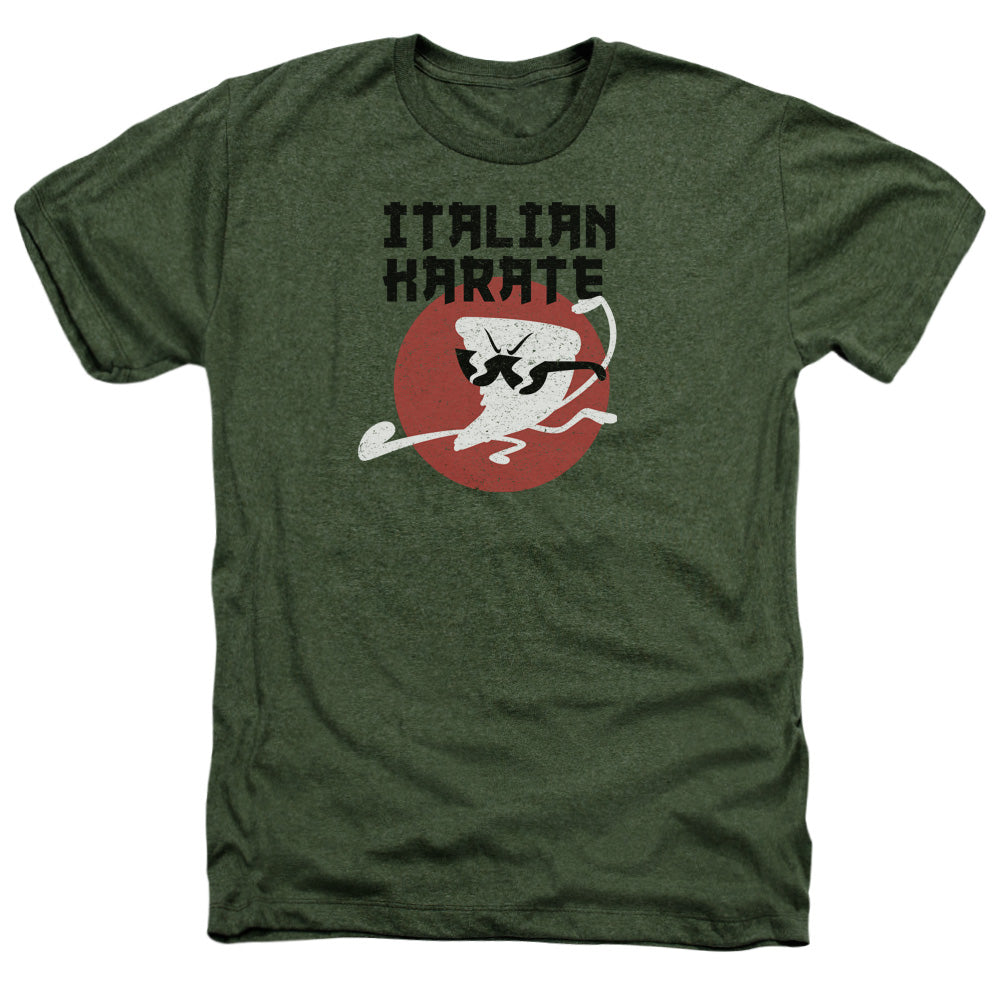 UNCLE GRANDPA : ITALIAN KARATE ADULT HEATHER Military Green LG