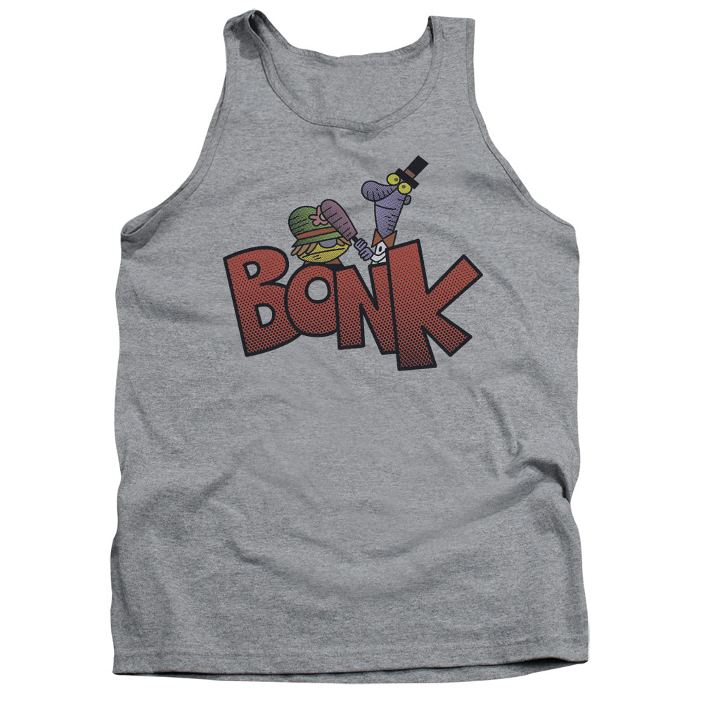 DEXTER'S LABORATORY : BONK ADULT TANK Athletic Heather XL