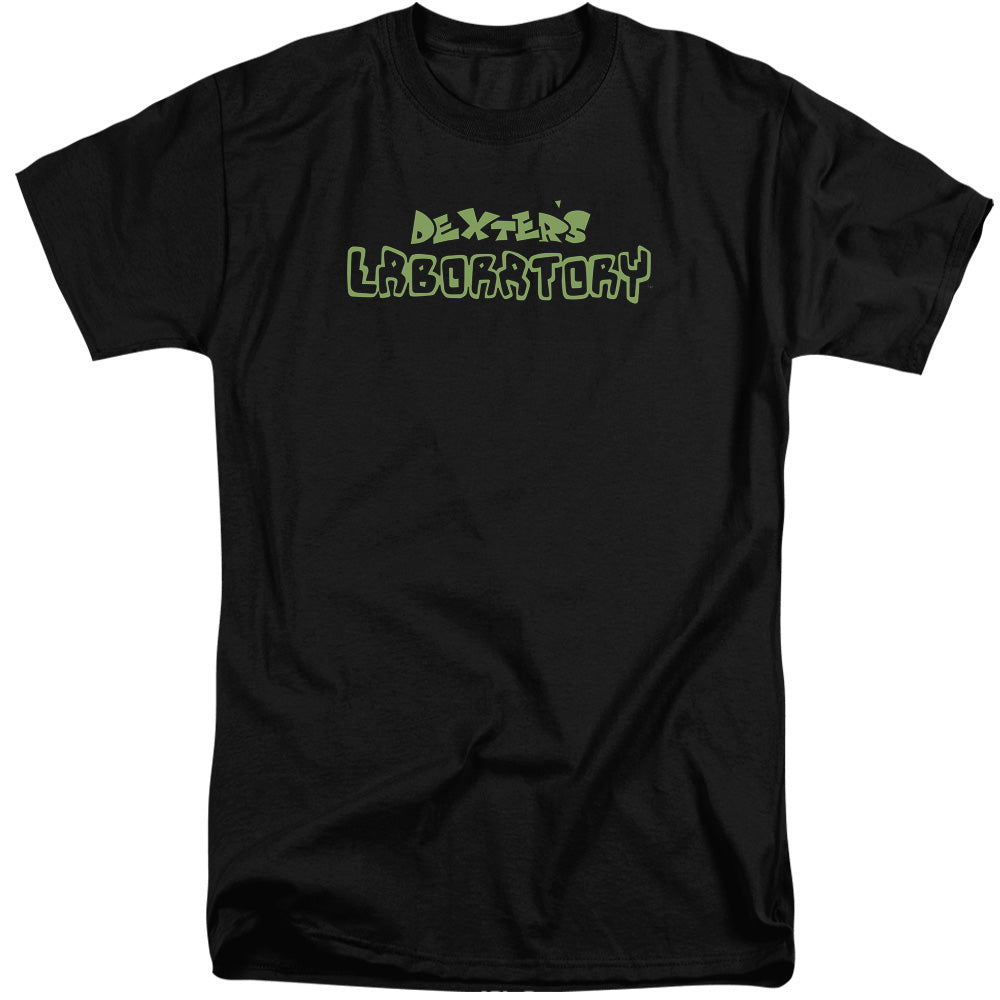 DEXTER'S LABORATORY : DEXTER'S LOGO S\S ADULT TALL BLACK XL