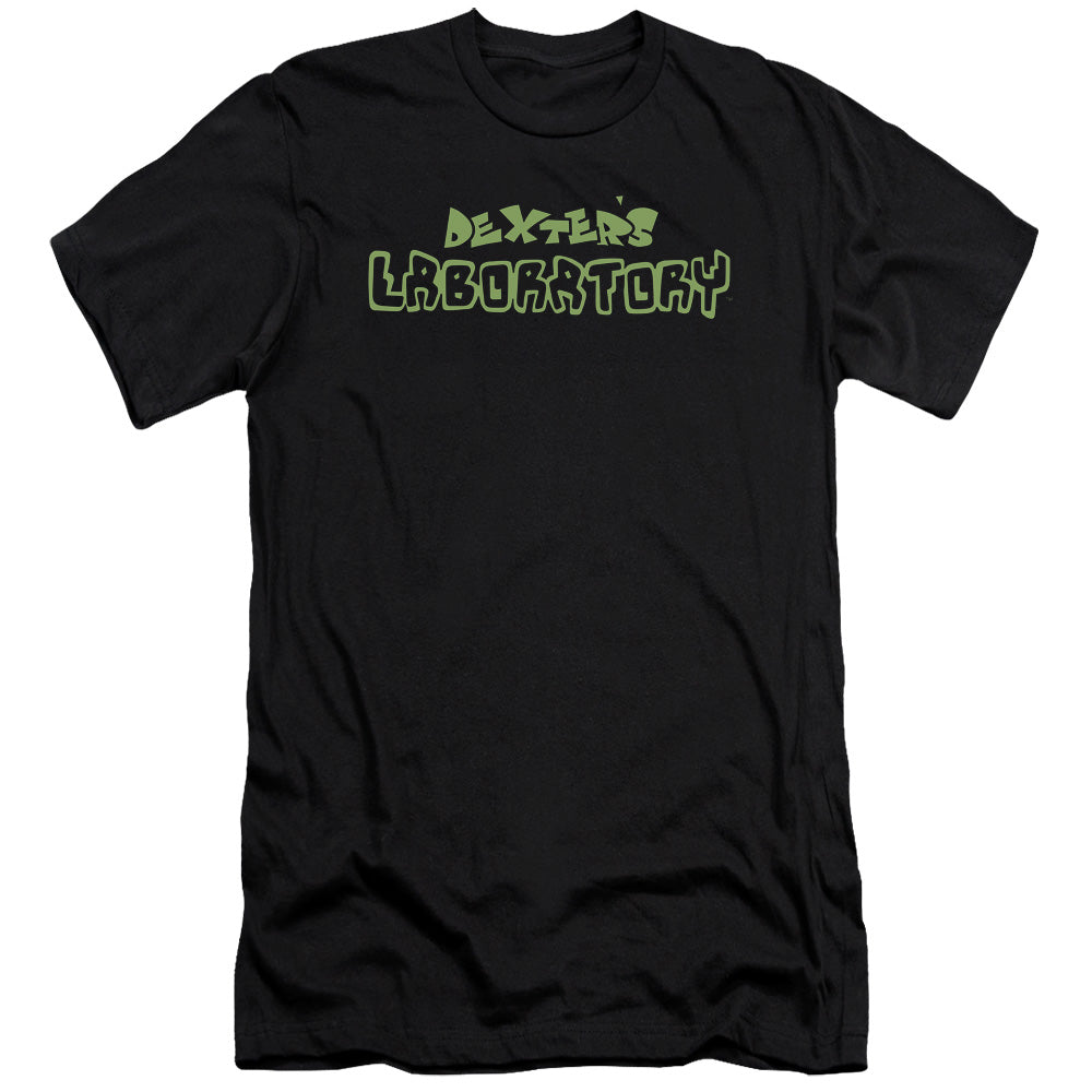 DEXTER'S LABORATORY : DEXTER'S LOGO PREMIUM CANVAS ADULT SLIM FIT 30\1 BLACK XL