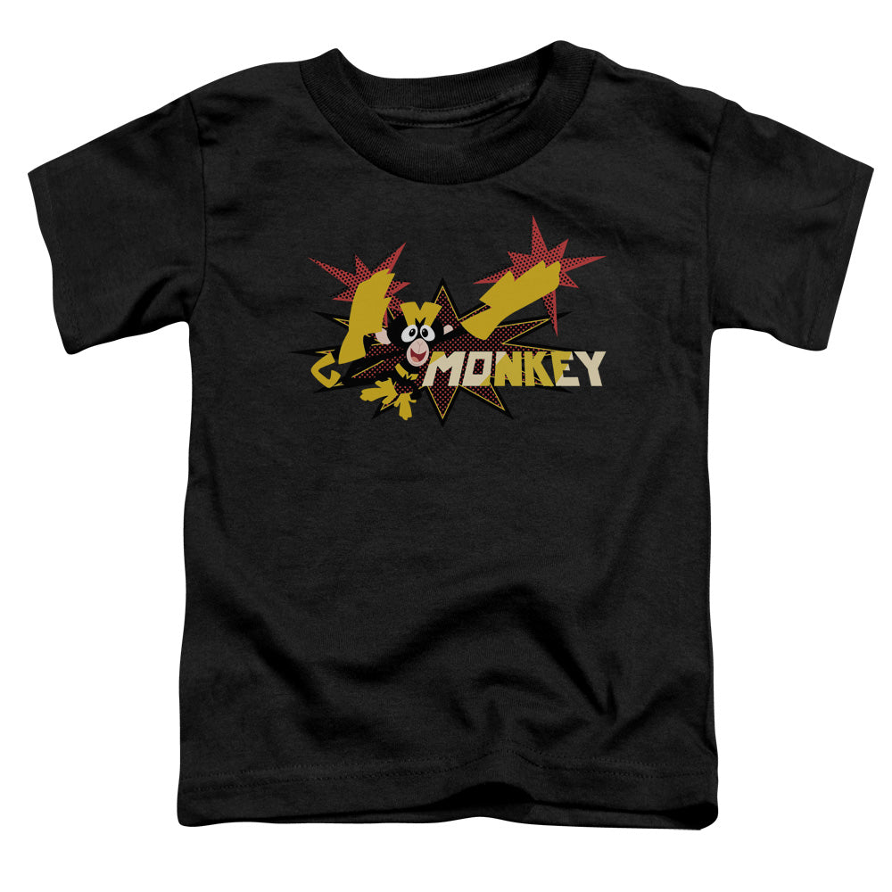 DEXTER'S LABORATORY : MONKEY S\S TODDLER TEE Black MD (3T)