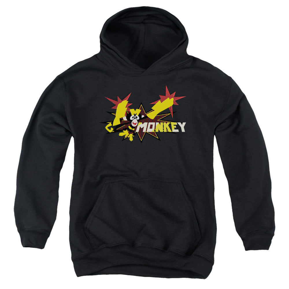 DEXTER'S LABORATORY : MONKEY YOUTH PULL OVER HOODIE Black MD