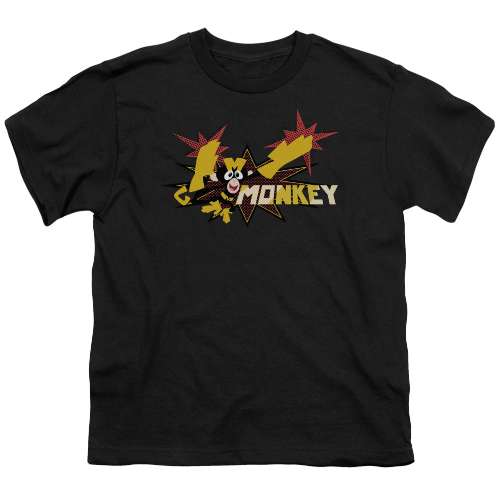 DEXTER'S LABORATORY : MONKEY S\S YOUTH 18\1 Black XL