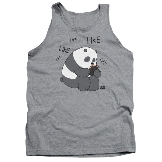 WE BARE BEARS : LIKE LIKE LIKE ADULT TANK Athletic Heather 2X