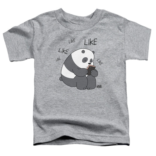 WE BARE BEARS : LIKE LIKE LIKE S\S TODDLER TEE Athletic Heather LG (4T)