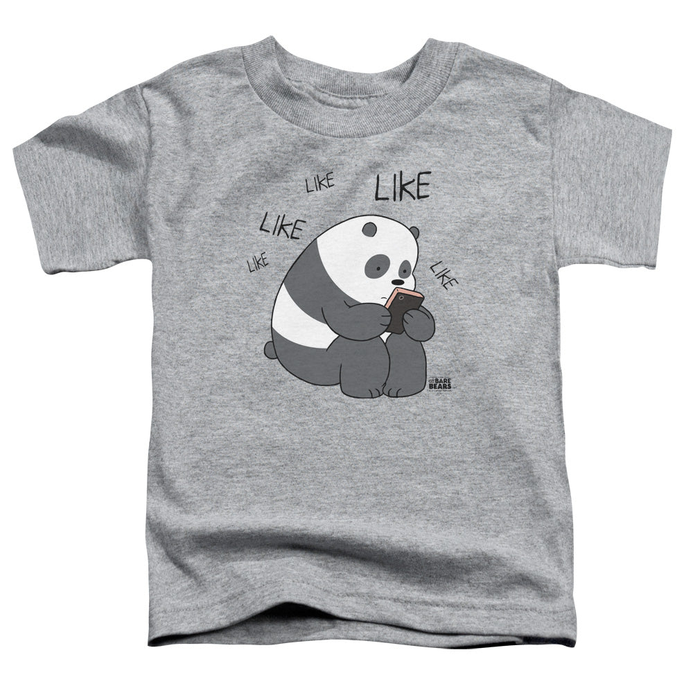 WE BARE BEARS : LIKE LIKE LIKE S\S TODDLER TEE Athletic Heather SM (2T)