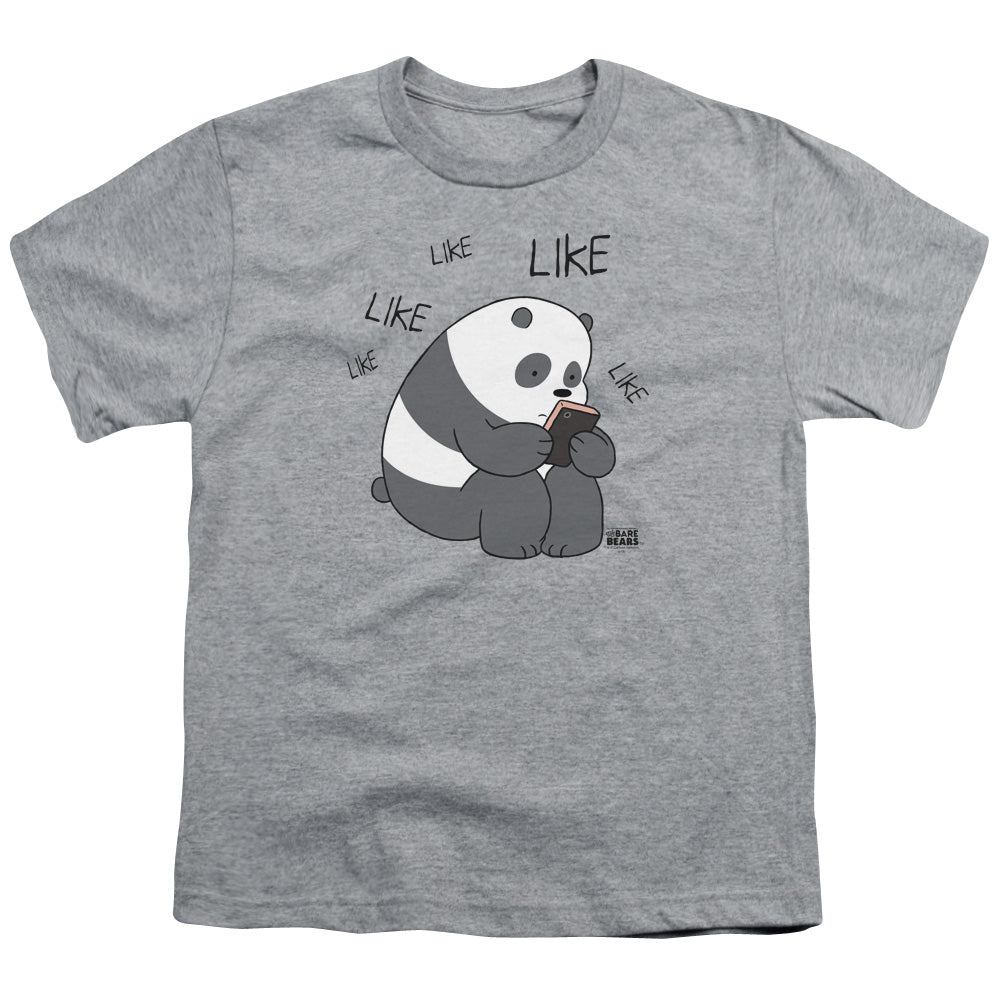 WE BARE BEARS : LIKE LIKE LIKE S\S YOUTH 18\1 Athletic Heather LG