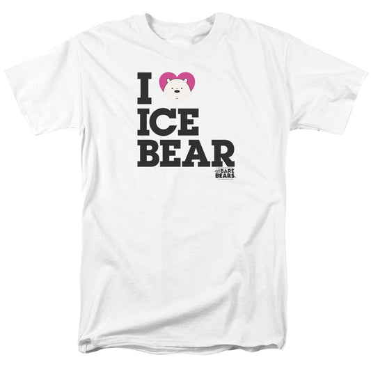 WE BARE BEARS : HEART ICE BEAR S\S ADULT 18\1 White 2X