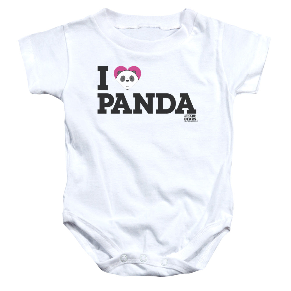 WE BARE BEARS : HEART PANDA INFANT SNAPSUIT White LG (18 Mo)