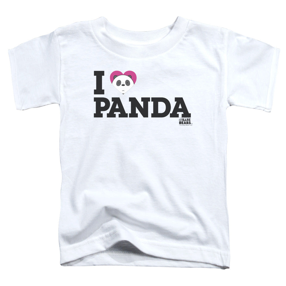 WE BARE BEARS : HEART PANDA S\S TODDLER TEE White MD (3T)