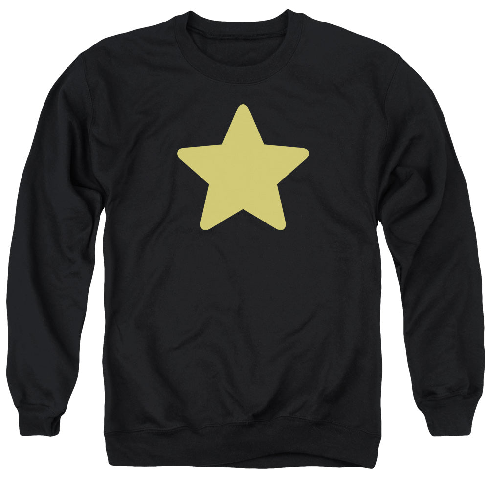 STEVEN UNIVERSE : GREG STAR ADULT CREW SWEAT Black MD