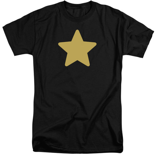 STEVEN UNIVERSE : GREG STAR ADULT TALL FIT SHORT SLEEVE Black XL