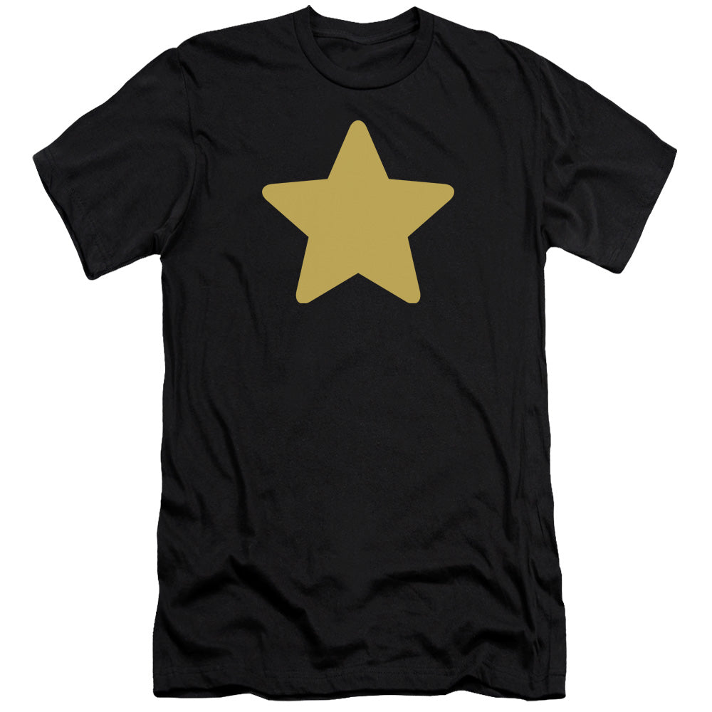 STEVEN UNIVERSE : GREG STAR PREMIUM ADULT RINGSPUN COTTON SHORT SLEEVE Black 2X