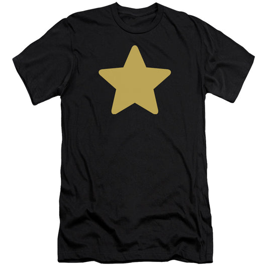 STEVEN UNIVERSE : GREG STAR PREMIUM ADULT RINGSPUN COTTON SHORT SLEEVE Black 2X