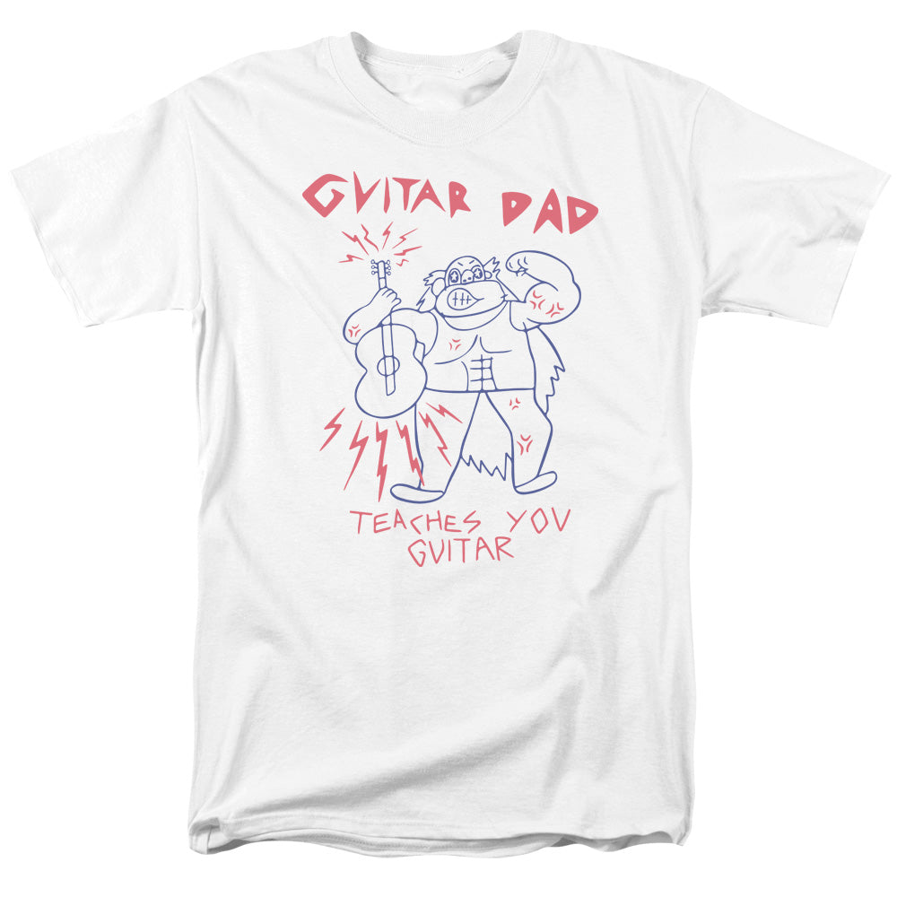 STEVEN UNIVERSE : GUITAR DAD S\S ADULT 18\1 White LG