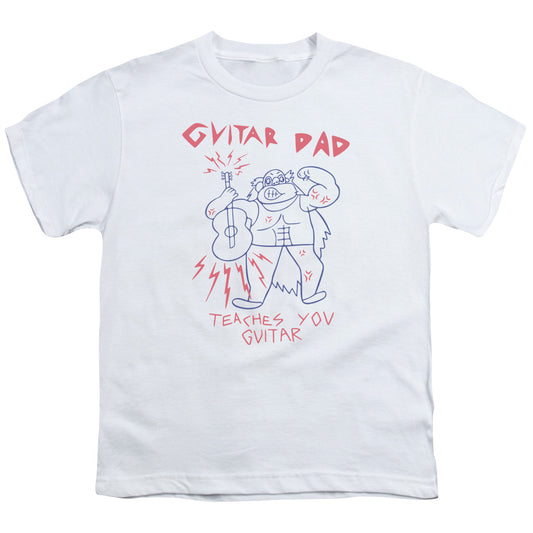 STEVEN UNIVERSE : GUITAR DAD S\S YOUTH 18\1 White XL