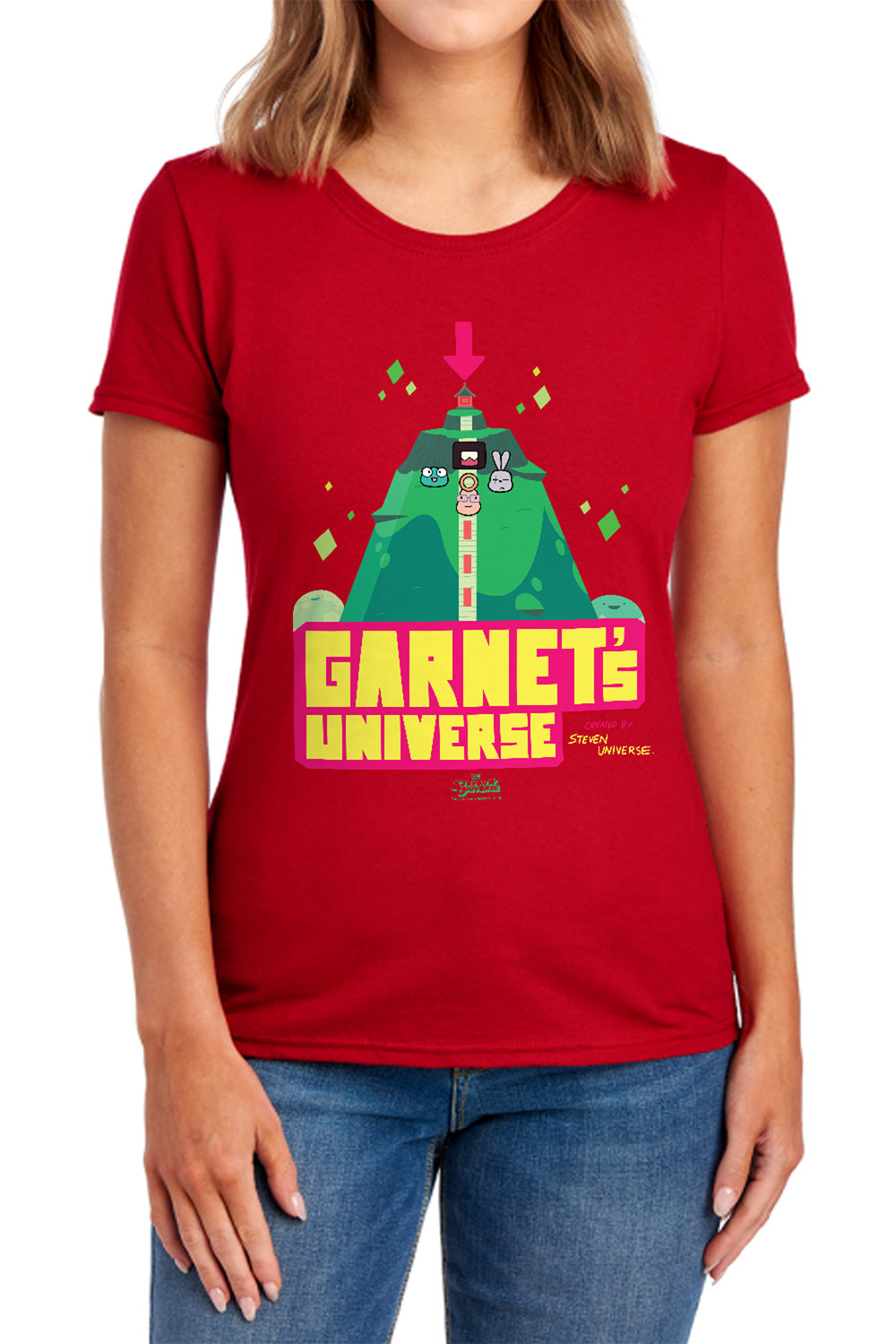 STEVEN UNIVERSE : GARNET'S UNIVERSE S\S WOMENS TEE Navy 2X