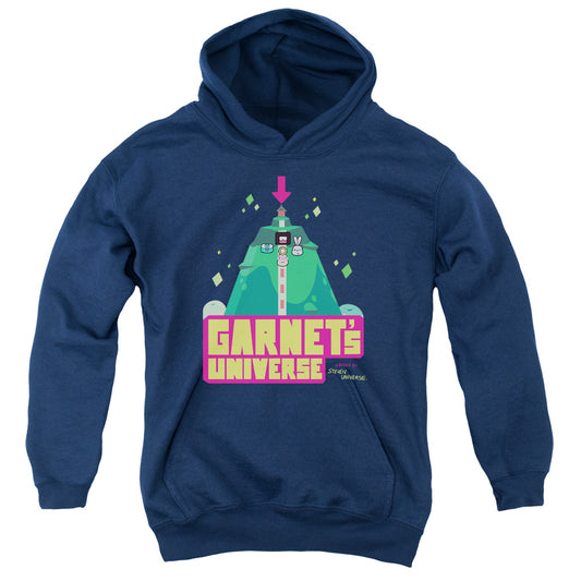 STEVEN UNIVERSE : GARNET'S UNIVERSE YOUTH PULL OVER HOODIE Navy LG