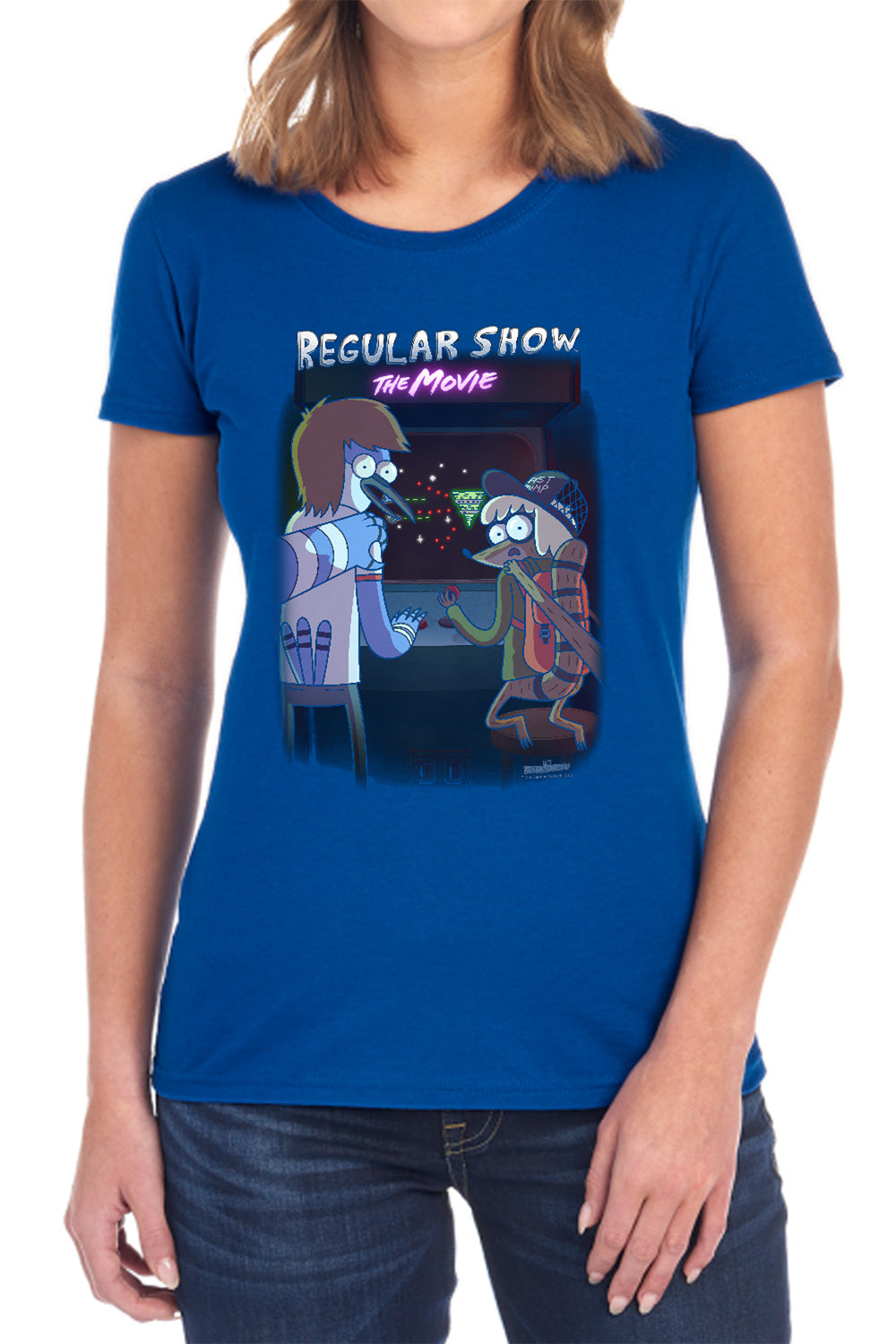 REGULAR SHOW : RS THE MOVIE S\S WOMENS TEE Black 2X