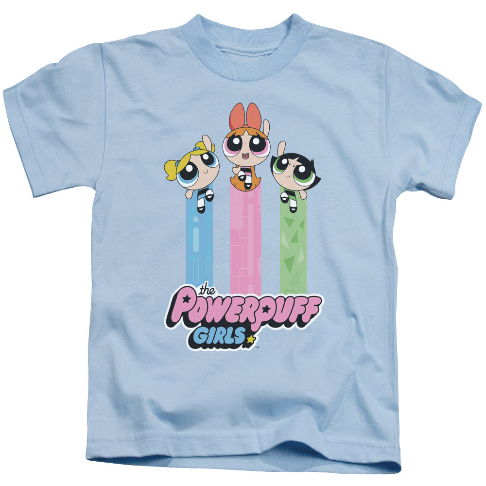 POWERPUFF GIRLS : THE GIRLS FLY S\S JUVENILE 18\1 Light Blue LG (7)