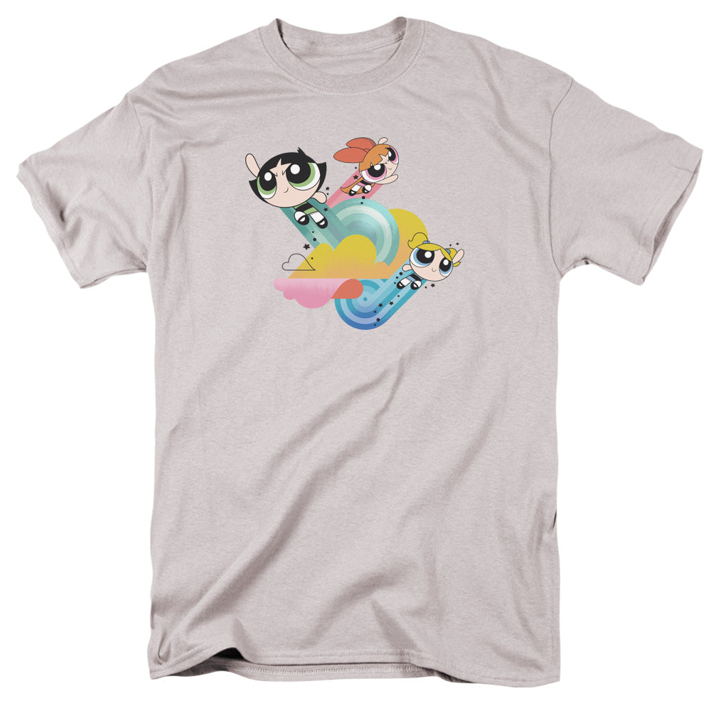 POWERPUFF GIRLS : SPIRAL STREAKS S\S ADULT 18\1 Silver SM