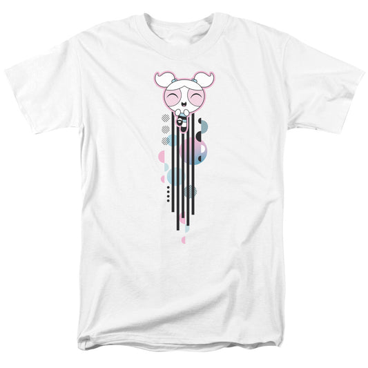 POWERPUFF GIRLS : BUBBLES STREAK S\S ADULT 18\1 White 2X