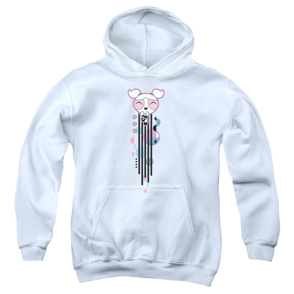 POWERPUFF GIRLS : BUBBLES STREAK YOUTH PULL OVER HOODIE White LG