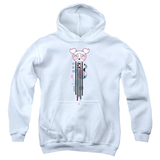 POWERPUFF GIRLS : BUBBLES STREAK YOUTH PULL OVER HOODIE White LG