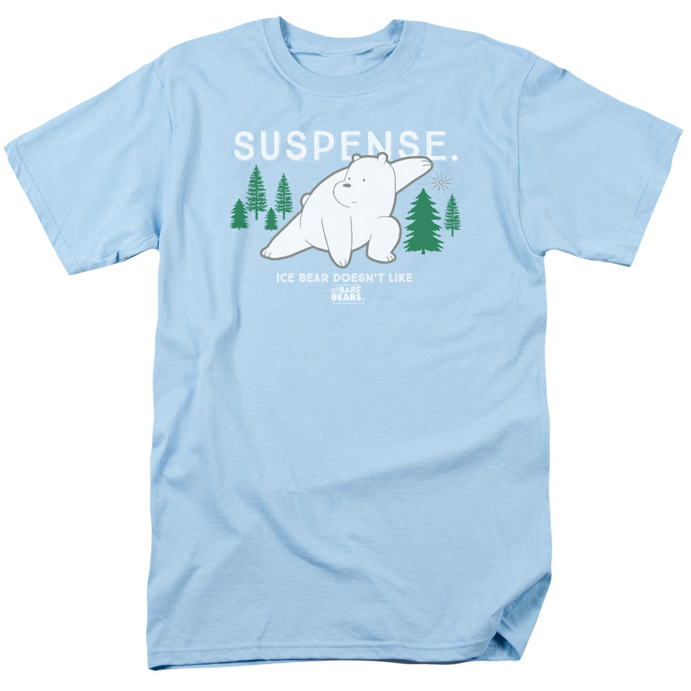 WE BARE BEARS : SUSPENSE S\S ADULT 18\1 Light Blue 2X