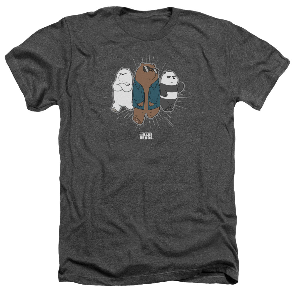 WE BARE BEARS : JACKET ADULT HEATHER Charcoal 3X