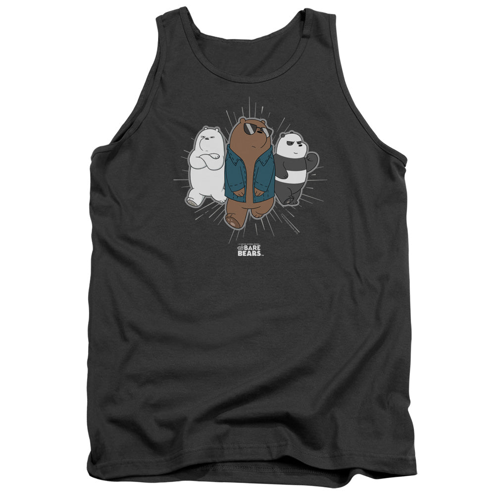 WE BARE BEARS : JACKET ADULT TANK Charcoal SM