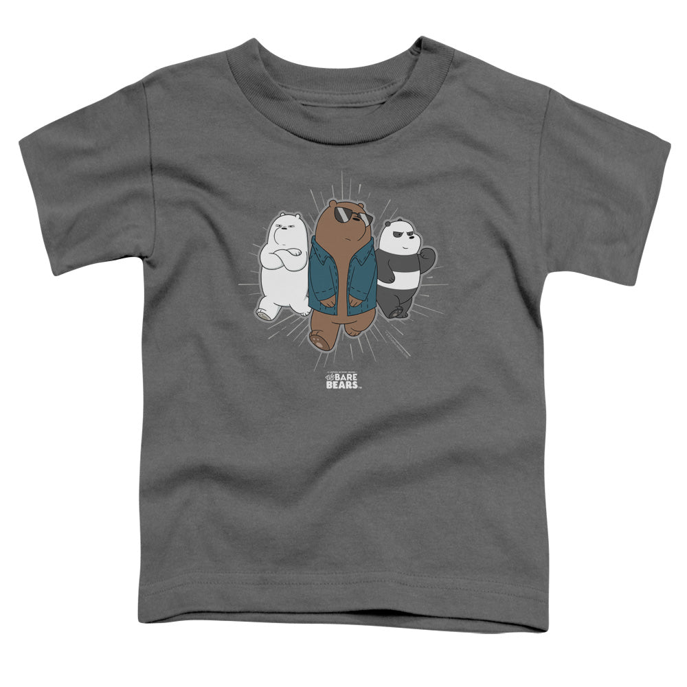 WE BARE BEARS : JACKET S\S TODDLER TEE Charcoal LG (4T)