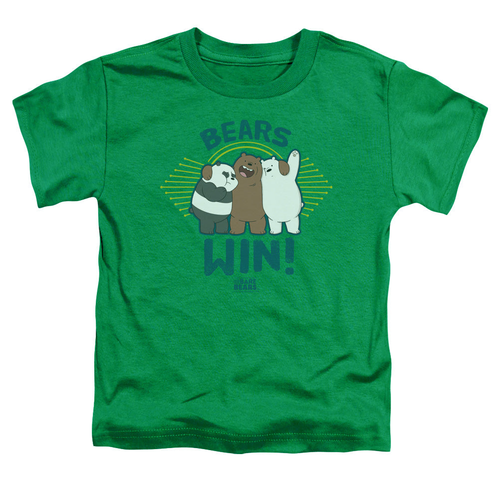 WE BARE BEARS : BEARS WIN S\S TODDLER TEE Kelly Green LG (4T)