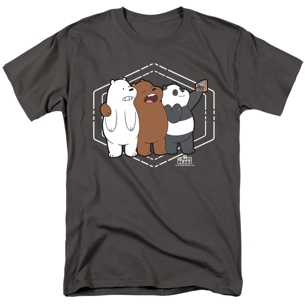 WE BARE BEARS : SELFIE S\S ADULT 18\1 Charcoal MD